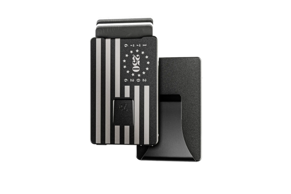 Groove Wallet® - Midnight Black 250th Flag