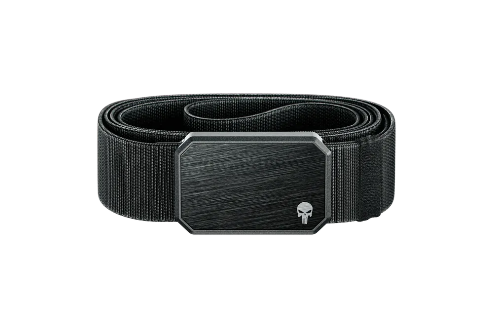 Groove Belt - Punisher Skull Black / Black