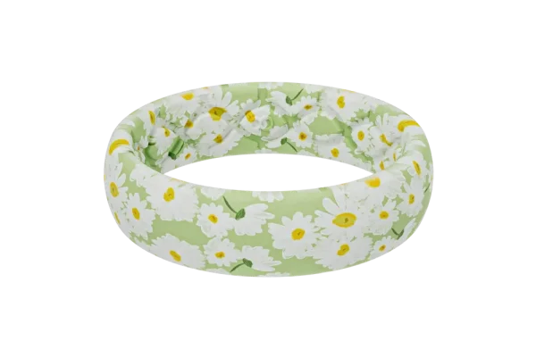 April Daisies Thin Ring