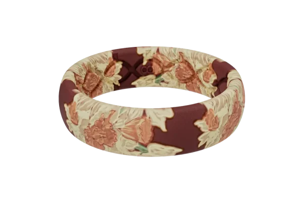 March Daffodils Thin Ring