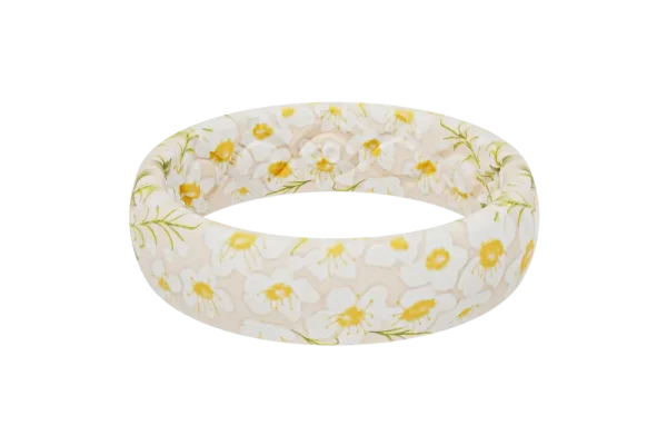 May Hawthorne + Lily of the Valley Thin Ring
