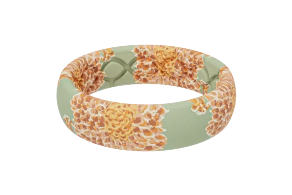November Mums Thin Ring