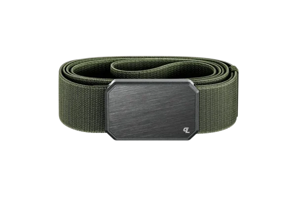 Groove Belt Gun Metal / Base Camp Green
