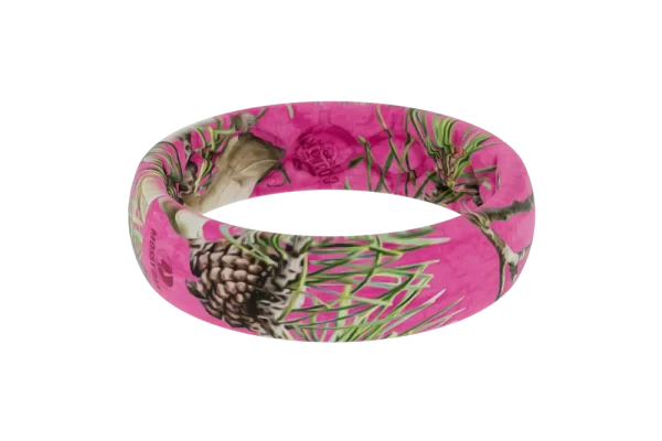 Mossy Oak Country Roots - Hot Pink Camo Thin Ring