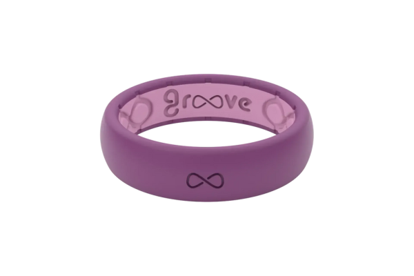 Solid Lilac Thin Ring