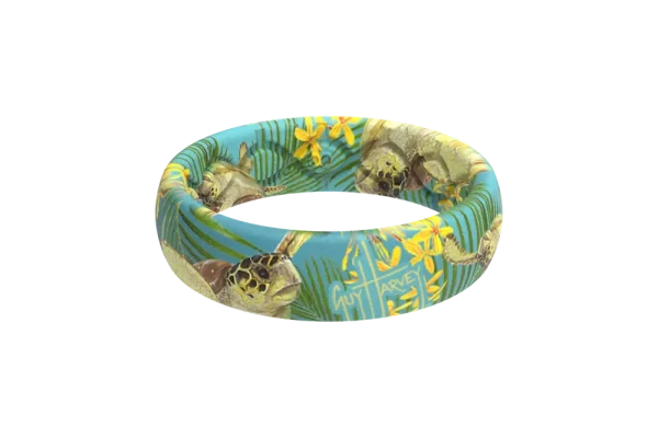 Guy Harvey Tropical Turtle Thin Ring