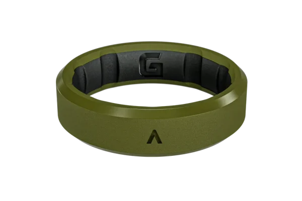 Groove Alpha Ring - Olive Thin